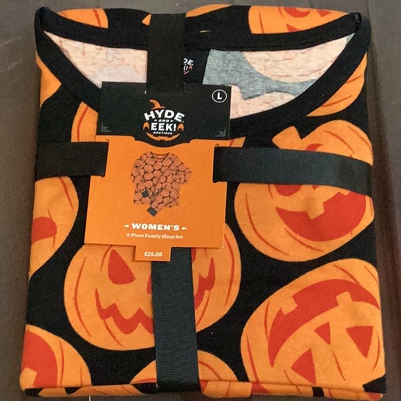Hyde & Eek - jack o lantern ๐ - pajama set - new - Picture 2 of 4